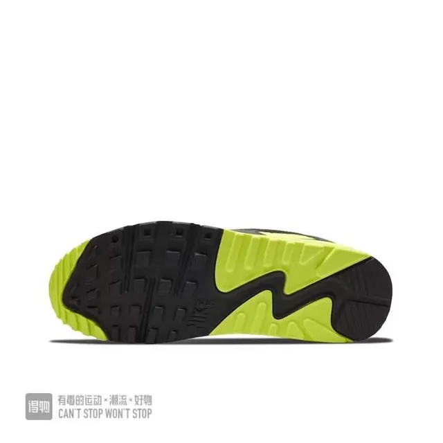 Nike Air Max 90 Neon Yellow Green Lifestyle Sneakers 3