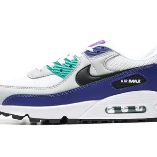Nike Air Max 90 White Royal Blue Teal Lifestyle Sneakers