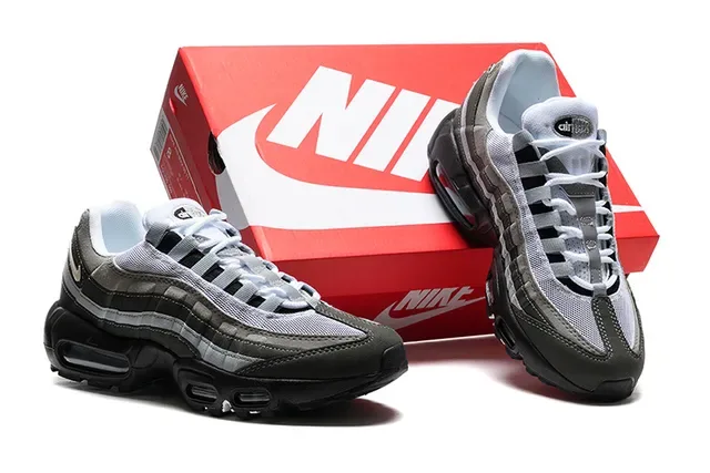 Nike Air Max 95 Noir Gris Or Lifestyle Sneakers 2