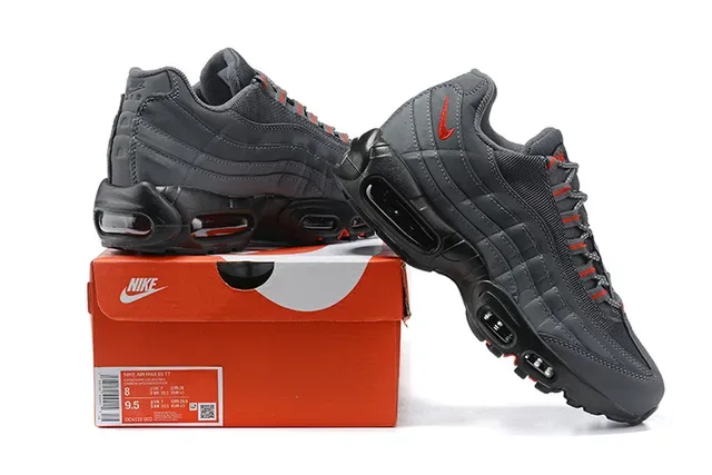 Nike Air Max 95 Black Gray Lifestyle Sneakers 2