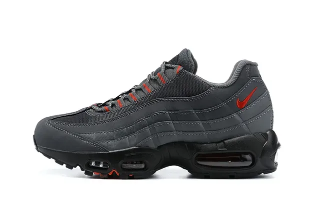 Nike Air Max 95 Black Gray Lifestyle Sneakers 3