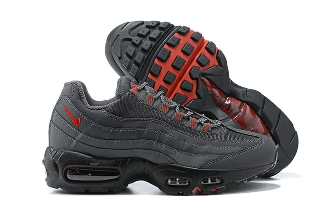 Nike Air Max 95 Black Gray Lifestyle Sneakers 4