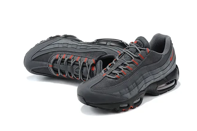 Nike Air Max 95 Black Gray Lifestyle Sneakers 5