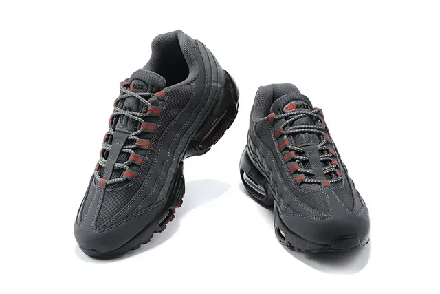 Nike Air Max 95 Black Gray Lifestyle Sneakers 6