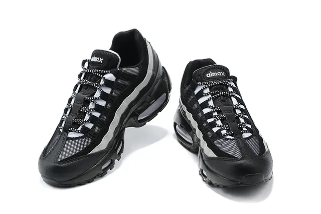 Nike Air Max 95 Black Gray Lifestyle Sneakers 17