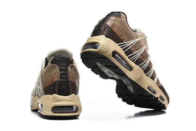 Nike Air Max 95 Brown Beige Gray Black Lifestyle Sneakers 2