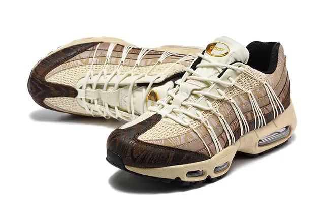 Nike Air Max 95 Brown Beige Gray Black Lifestyle Sneakers 4