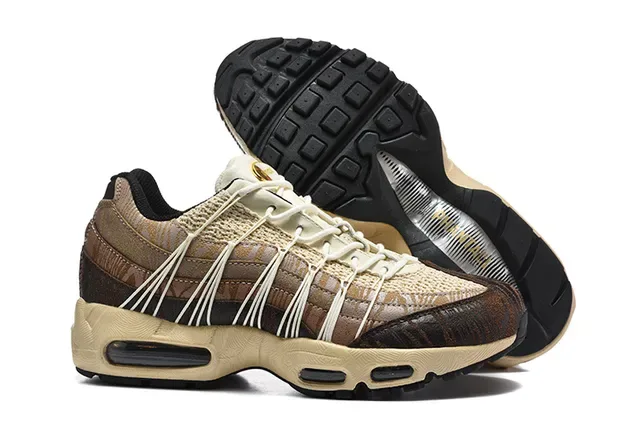 Nike Air Max 95 Brown Beige Gray Black Lifestyle Sneakers 5