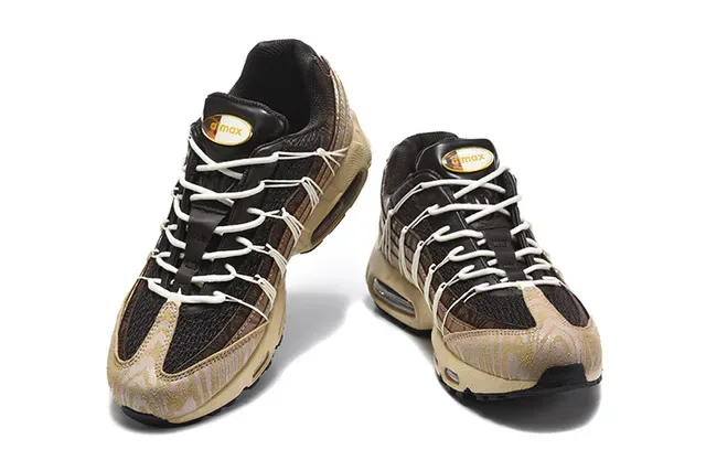 Nike Air Max 95 Brown Beige Gray Black Lifestyle Sneakers 9
