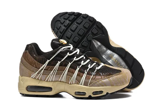 Nike Air Max 95 Brown Beige Gray Black Lifestyle Sneakers 11