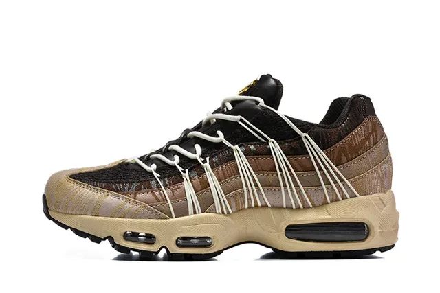 Nike Air Max 95 Brown Beige Gray Black Lifestyle Sneakers 12