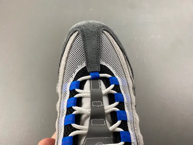 Nike Air Max 95 Gray Blue Black Lifestyle Sneakers 5