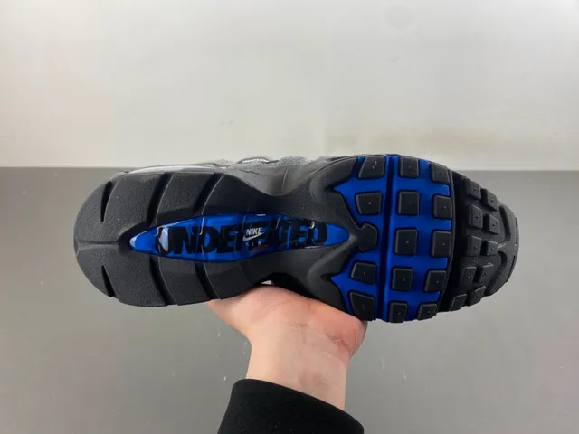 Nike Air Max 95 Gray Blue Black Lifestyle Sneakers 9
