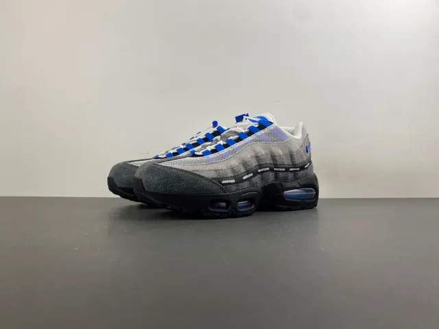 Nike Air Max 95 Gray Blue Black Lifestyle Sneakers 10