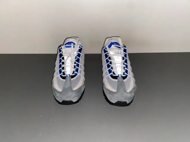 Nike Air Max 95 Gray Blue Black Lifestyle Sneakers 11