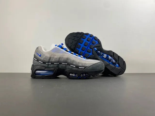 Nike Air Max 95 Gray Blue Black Lifestyle Sneakers 14