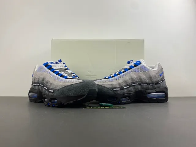 Nike Air Max 95 Gray Blue Black Lifestyle Sneakers 15
