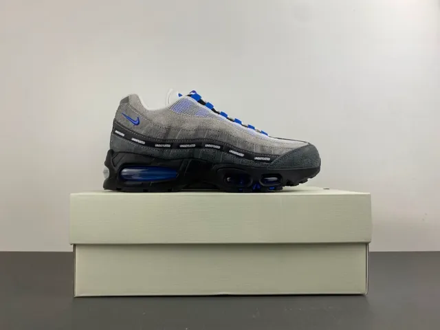 Nike Air Max 95 Gray Blue Black Lifestyle Sneakers 17