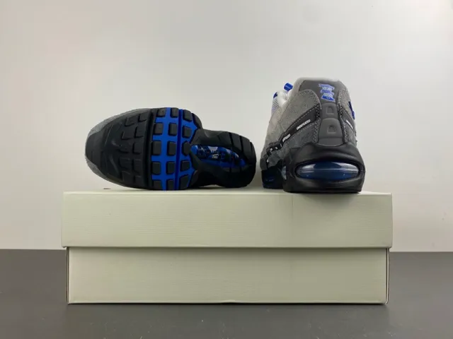 Nike Air Max 95 Gray Blue Black Lifestyle Sneakers 18