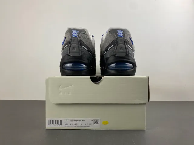 Nike Air Max 95 Gray Blue Black Lifestyle Sneakers 19