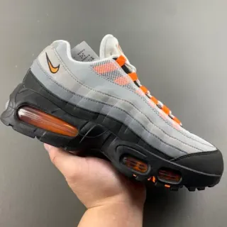 Nike Air Max 95 Gray Orange Lifestyle Sneakers