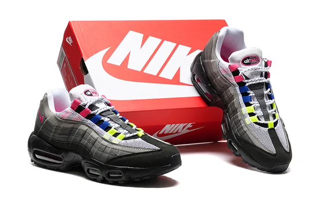 Nike Air Max 95 Multicolor Lace Lifestyle Sneakers 2