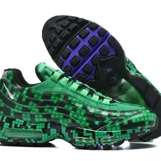 Nike Air Max 95 Pixel Green Black Purple लाइफस्टाइल स्नीकर