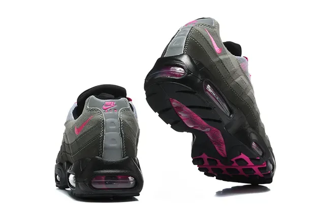 Nike Air Max 95 Pixel Green Black Purple Lifestyle Sneakers 3