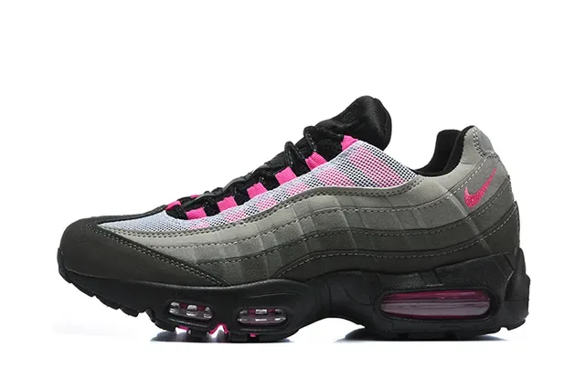 Nike Air Max 95 Pixel Green Black Purple Lifestyle Sneakers 5