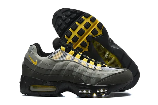 Nike Air Max 95 Pixel Green Black Purple Lifestyle Sneakers 13
