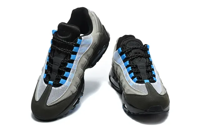 Nike Air Max 95 Pixel Green Black Purple Lifestyle Sneakers 16