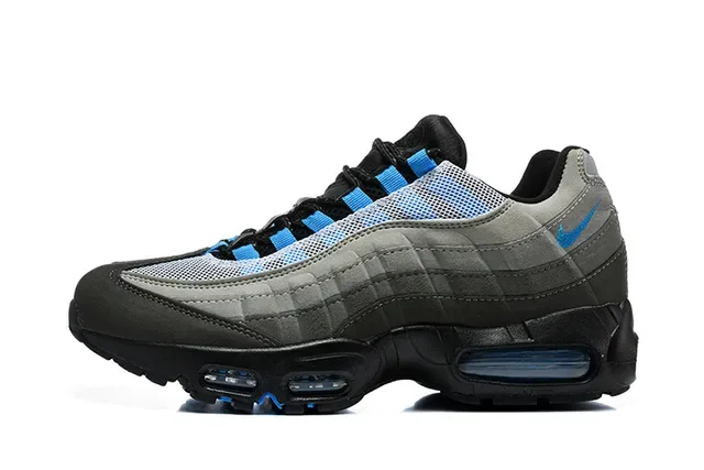 Nike Air Max 95 Pixel Green Black Purple Lifestyle Sneakers 17