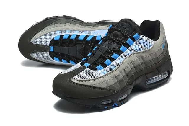 Nike Air Max 95 Pixel Green Black Purple Lifestyle Sneakers 18