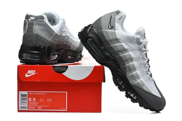 Nike Air Max 95 Pixel Green Black Purple Lifestyle Sneakers 20