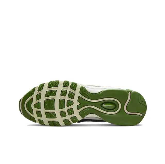 Nike Air Max 97 Olive Green and Off-White Lifestyle Sneakers 4