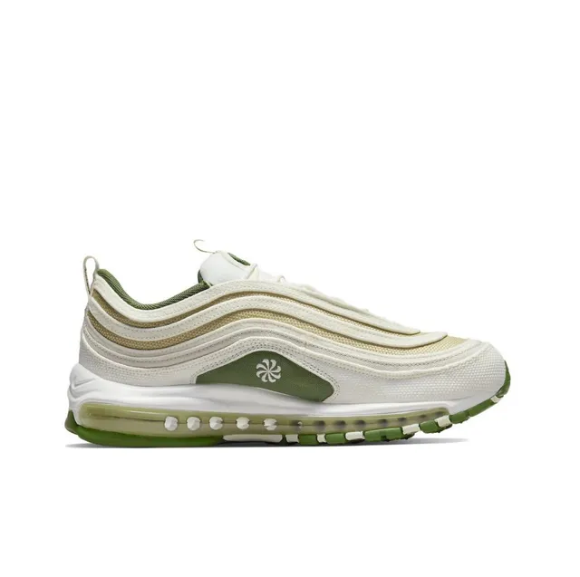 Nike Air Max 97 Olive Green and Off-White Lifestyle Sneakers 8