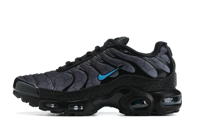 Nike Air Max Plus Blue and Black Lifestyle Sneakers 9