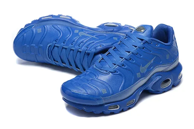 Nike Air Max Plus Monochromatic Blue Lifestyle Sneakers 23