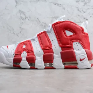 Nike Air More Uptempo 白色红色篮球鞋