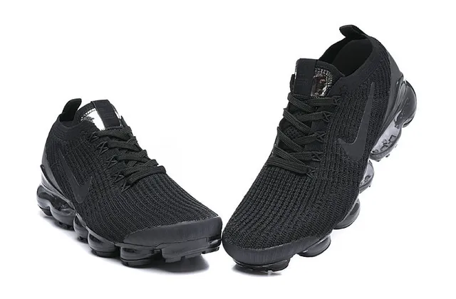 Nike Air VaporMax zapatillas de running de punto negro 12