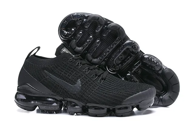 Nike Air VaporMax zapatillas de running de punto negro 14
