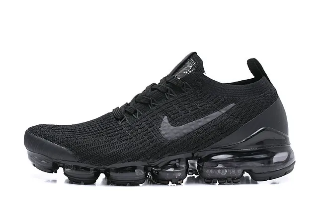 Nike Air VaporMax zapatillas de running de punto negro 16