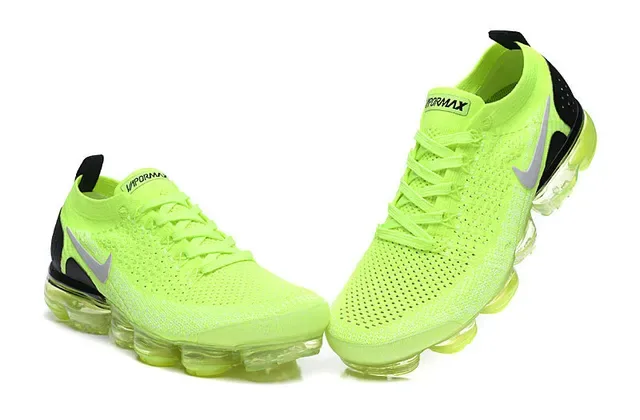 Nike Air VaporMax Neon Lime Lifestyle Sneakers 4