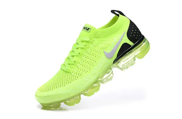 Nike Air VaporMax Neon Lime Lifestyle Sneakers 5