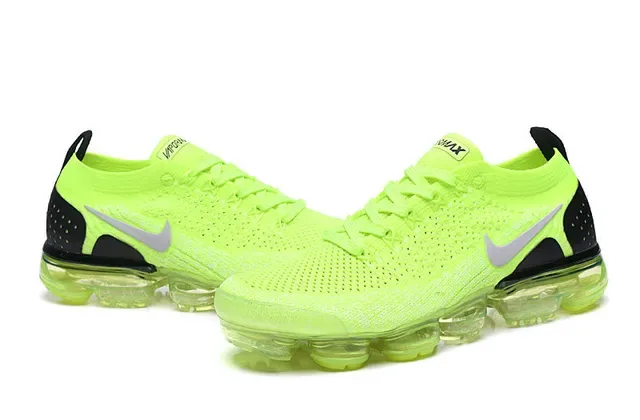 Nike Air VaporMax Neon Lime Lifestyle Sneakers 6