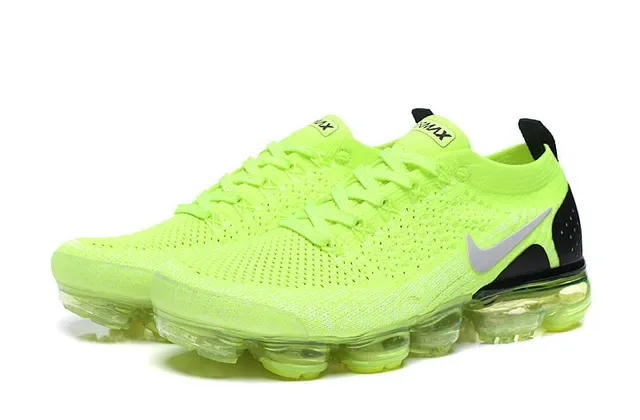 Nike Air VaporMax Neon Lime Lifestyle Sneakers 8