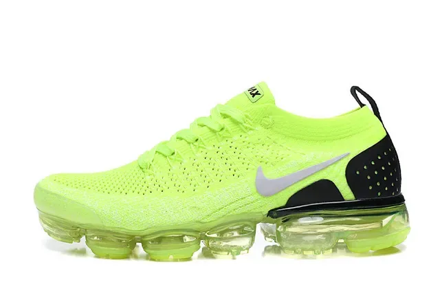 Nike Air VaporMax Neon Lime Lifestyle Sneakers 9