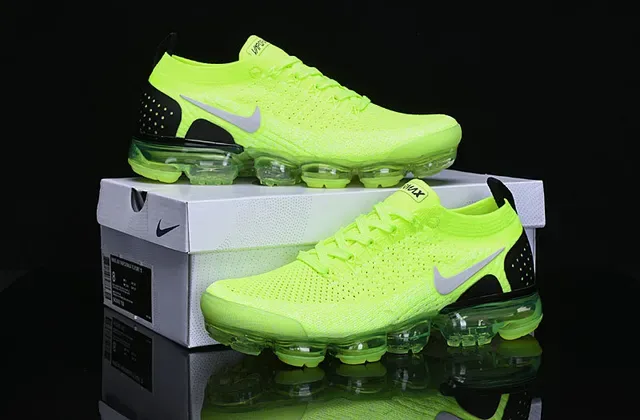 Nike Air VaporMax Neon Lime Lifestyle Sneakers 10
