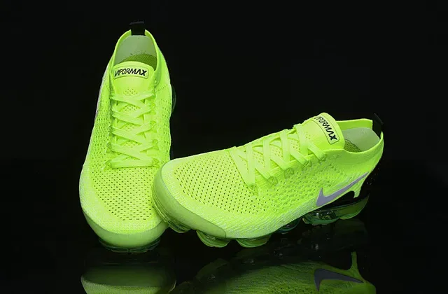 Nike Air VaporMax Neon Lime Lifestyle Sneakers 12