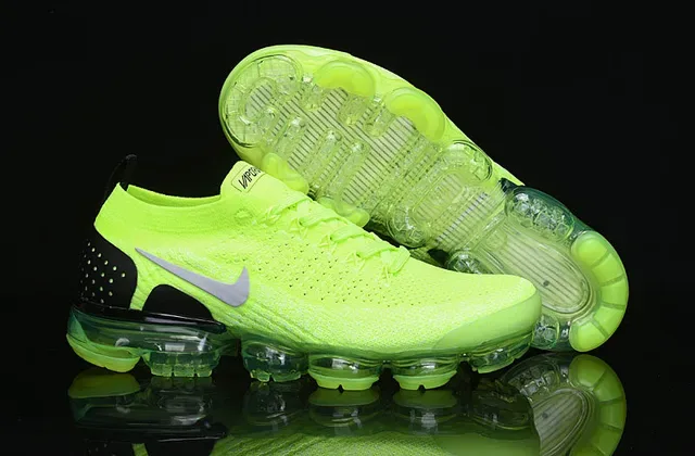 Nike Air VaporMax Neon Lime Lifestyle Sneakers 15